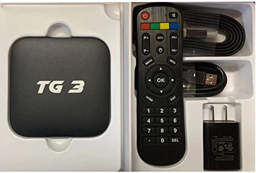 TG3 2023 Brazil IPTV Box Android OS 2GB RAM+16GB ROM Better Wi-Fi 4K