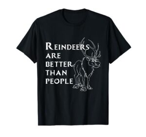 reindeers are better than people funny christmas reindeer t-shirt