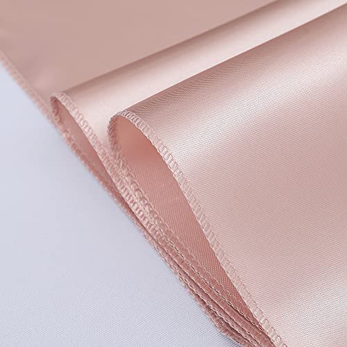 Gankar Wedding Chair Sashes Satin Bows 7x108 Inch Party Chairs Accessories Ribbon Knots Ties for Marry Banquet Baby Shower Hotel Restaurant Christmas Decoration Activity (50 Pieces, Blush Pink)