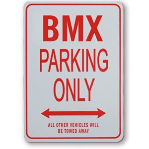 bmx parking only - miniature fun parking signs