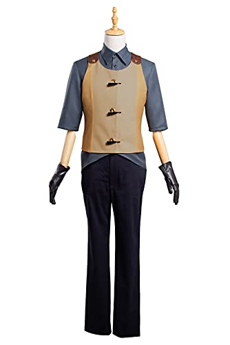 Roocnie Womens The Owl House Cosplay Costume Luz Shirt Amity Outfit Halloween Costumes (Small, Hunter)