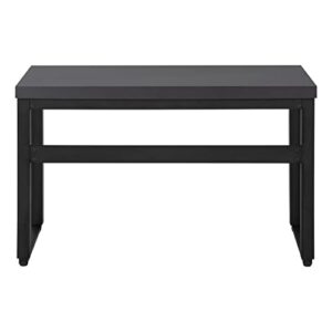 Monarch Specialties 7680 Computer Desk, Home Office, Standing, Adjustable, 48" L, Work, Laptop, Metal, Laminate, Contemporary, Desk-48 Adj.Height, 47.25" L x 23.75" W x 29.5" H, Modern Grey/Black