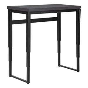 Monarch Specialties 7680 Computer Desk, Home Office, Standing, Adjustable, 48" L, Work, Laptop, Metal, Laminate, Contemporary, Desk-48 Adj.Height, 47.25" L x 23.75" W x 29.5" H, Modern Grey/Black