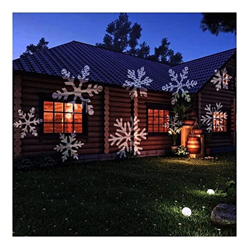 Lovedfgh Christmas Snowflake Lights Christmas Window Projector Lights, Movies Festival LED Projection Decoration Spotlight, Switch Between Christmas The Best Gift for Children at Christmas 11.12