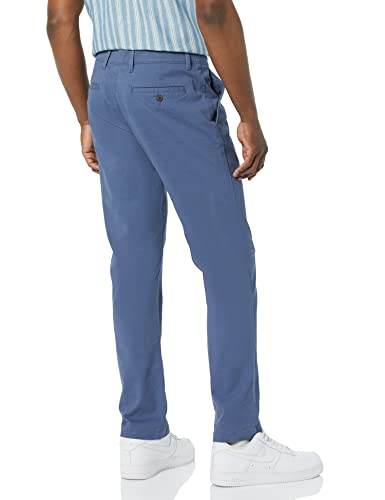 Amazon Essentials Men's Relaxed-Fit Casual Stretch Khaki Pant, Vintage Indigo, 44W x 28L