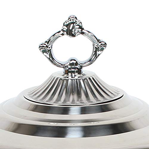 Round Chafing Dish Buffet Catering Tray,360° Rotate Stainless Steel Chafer Container,Chafing Dish for Banquet Buffet Events,Food Warmer Chafing Dishes