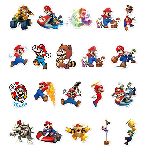 FANGJIA Game Stickers 100pcs Popular Anime Cartoon for Teens Kids Adults Vinyl Waterproof Laptop Water Bottle Skateboard