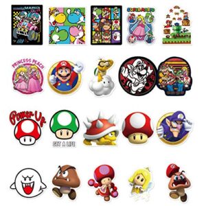 FANGJIA Game Stickers 100pcs Popular Anime Cartoon for Teens Kids Adults Vinyl Waterproof Laptop Water Bottle Skateboard