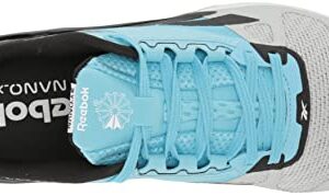 Reebok Unisex MDF60 Running Shoe, Pure Grey/Digital Blue/Black, 8.5 US Men