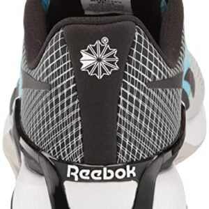 Reebok Unisex MDF60 Running Shoe, Pure Grey/Digital Blue/Black, 8.5 US Men