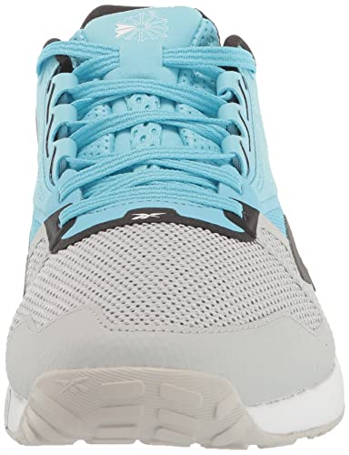 Reebok Unisex MDF60 Running Shoe, Pure Grey/Digital Blue/Black, 8.5 US Men