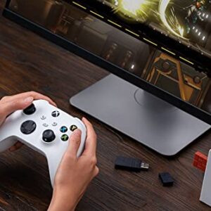 8Bitdo Wireless USB Adapter 2 for Switch/Switch OLED, Windows, Mac & Raspberry Pi Compatible with Xbox Series X & S Controller, Xbox One Bluetooth Controller, Switch Pro and PS5 Controller