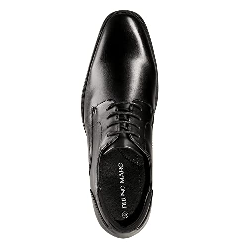 Bruno Marc Men's Dress Oxfords Business Derby Shoes,Black,Size 8,SBOX221M