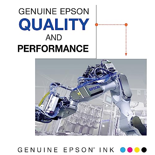 Epson 822 DURABrite Ultra Ink High Capacity Black & Color Cartridge Combo Pack (T822XL-XCS) Works with Workforce Pro WF-3820, WF-3823, WF-4820, WF-4830, WF-4833, WF-4834