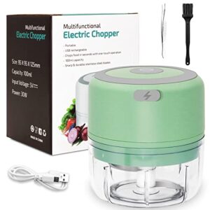 Electric-Herb-Grinder-3.5 Inch-2023-Upgraded, 3.4oz Large Grinder for Grinding Dry Fresh Herbs and Spices, USB Rechargeable, Portable, Waterproof, High-efficiency, Nice Choice for Gift
