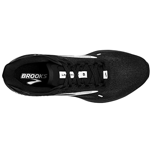 Brooks Men’s Launch GTS 9 Supportive Running Shoe - Black/White - 11.5