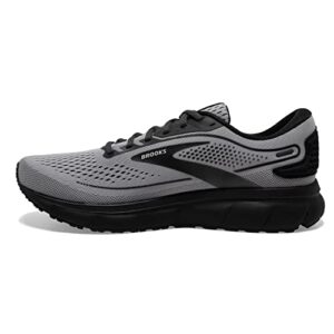 Brooks Men’s Trace 2 Neutral Running Shoe - Alloy/Black/Ebony - 8.5 Wide