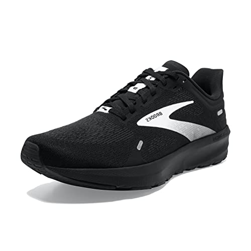 Brooks Men’s Launch 9 Neutral Running Shoe - Black/White - 12