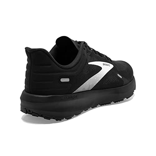 Brooks Men’s Launch 9 Neutral Running Shoe - Black/White - 12