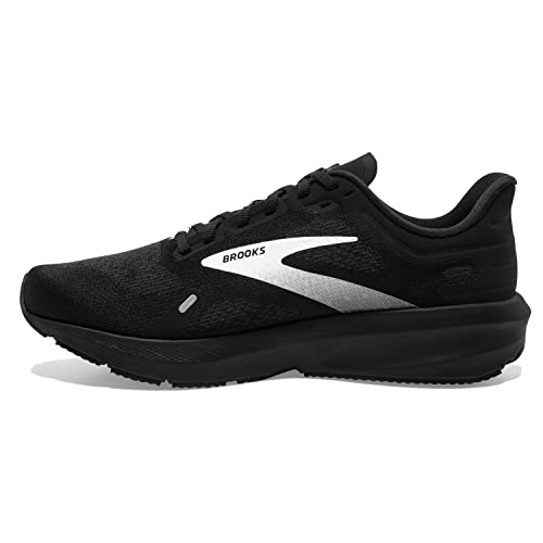 Brooks Men’s Launch 9 Neutral Running Shoe - Black/White - 12