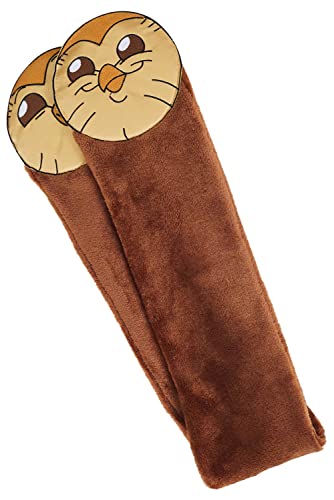 Beowyro The Owl House Hooty Scarf Winter Warm Flannel Scarf Shawl with Luz Noceda Cosplay Costume Full Set for Women and Men (Medium, Hooty)