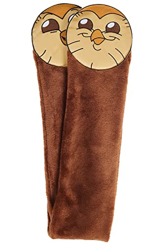 Beowyro The Owl House Hooty Scarf Winter Warm Flannel Scarf Shawl with Luz Noceda Cosplay Costume Full Set for Women and Men (Medium, Hooty)