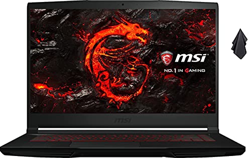 Newest MSI GF63 Premium Gaming Laptop, 15.6" FHD Thin-Bezel Display,10th Gen Intel Quad-Core i5-10300H, 32GB RAM, 1 TB SSD, GeForce GTX 1650 4GB, Backlit Keyboard, Windows 10