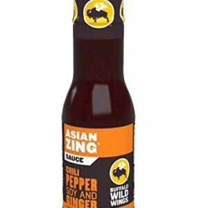 Al Amin Foods Asian Zing Sauce Chili with Pepper Soy & Ginger - 2 Bottles 12 fl.oz ( 355g) each. By Buffalo Wild Wings