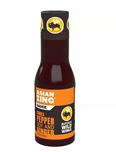 Al Amin Foods Asian Zing Sauce Chili with Pepper Soy & Ginger - 2 Bottles 12 fl.oz ( 355g) each. By Buffalo Wild Wings