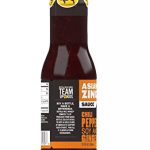 Al Amin Foods Asian Zing Sauce Chili with Pepper Soy & Ginger - 2 Bottles 12 fl.oz ( 355g) each. By Buffalo Wild Wings