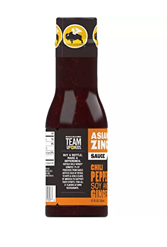 Al Amin Foods Asian Zing Sauce Chili with Pepper Soy & Ginger - 2 Bottles 12 fl.oz ( 355g) each. By Buffalo Wild Wings