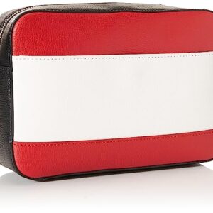 Karl Lagerfeld Paris Ikons Essential Crossbody, BK/RED CMO