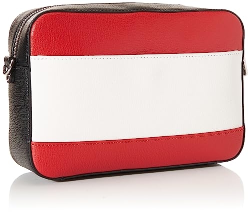 Karl Lagerfeld Paris Ikons Essential Crossbody, BK/RED CMO