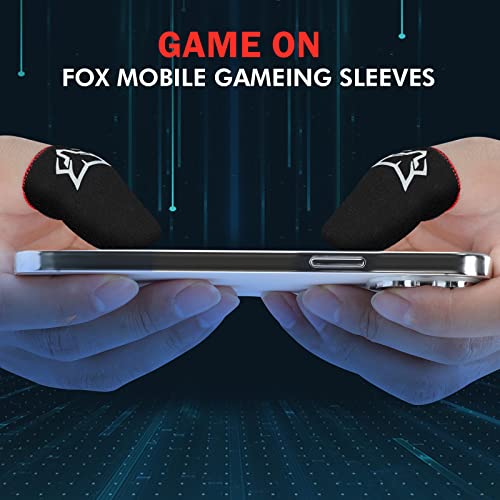 Mobile Phone Game Finger Sleeves [6pcs], Anti-Sweat Breathable,Gaming Sleeve,Thumbs Finger Gloves Cover Sleeve for League of Legend, PUBG, Rules of Survival, Knives Out (Black [Carbon Fibre])