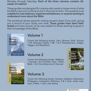 The 20-Minute Bible Study Guide — Volume 1: 26 Weeks of Self-Study Guided Questions (see description for which books of the Bible are included in this volume) (The 20-Minute Bible Study Guides)