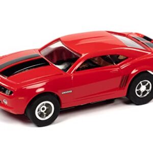 Auto World Xtraction R35 2010 Chevrolet Camaro Red HO Scale Slot Car