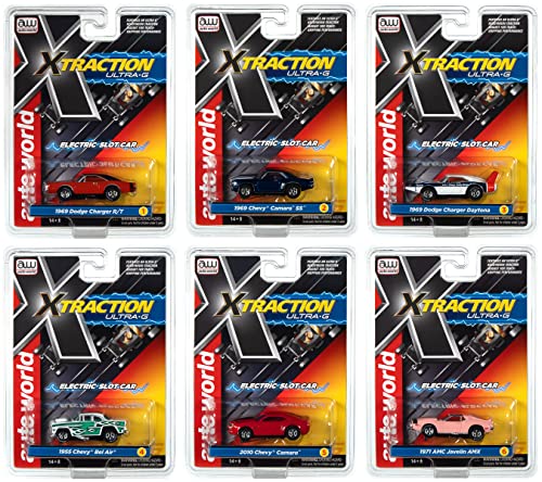 Auto World Xtraction R35 2010 Chevrolet Camaro Red HO Scale Slot Car