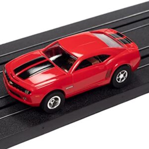 Auto World Xtraction R35 2010 Chevrolet Camaro Red HO Scale Slot Car