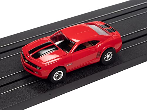 Auto World Xtraction R35 2010 Chevrolet Camaro Red HO Scale Slot Car