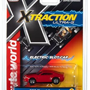 Auto World Xtraction R35 2010 Chevrolet Camaro Red HO Scale Slot Car