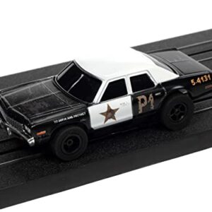 Auto World SC372-3 The Blues Brothers Bluesmobile 1974 Monaco HO Scale Electric Slot Car