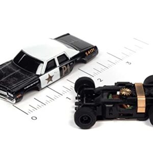 Auto World SC372-3 The Blues Brothers Bluesmobile 1974 Monaco HO Scale Electric Slot Car