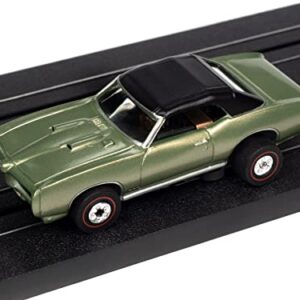 Auto World Thunderjet OK Used Cars 1969 Pontiac GTO Convertible (Green) HO Scale Slot Car