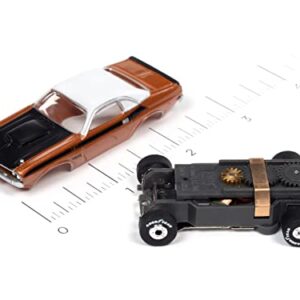 Auto World Thunderjet OK Used Cars 1970 Dodge Challenger T/A (Burnt Orange) HO Scale Slot Car