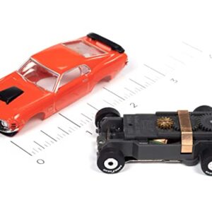 Auto World Thunderjet OK Used Cars 1970 Ford Mustang Boss 429 (Orange) HO Scale Slot Car