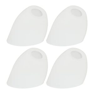 4pcs plastic lamp shade replacement horseshoe plastic lamp shade white lamp shade for floor lamps cover for multi- head stand up lamp bedroom light 5.11x3.34inch