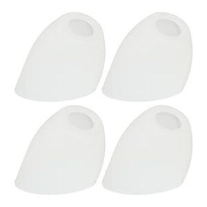 4Pcs Plastic Lamp Shade Replacement Horseshoe Plastic Lamp Shade White Lamp Shade for Floor Lamps Cover for Multi- Head Stand up Lamp Bedroom Light 5.11X3.34inch