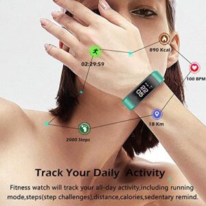 HLIXOZIY Smart Watches Fitness Trackers for Women Men, Activity Trackers with Heart Rate Blood Pressure Sleep Monitor, IP67 Waterproof Fitness Watch with Calorie Step Counter for iPhone Android Phone