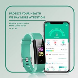 HLIXOZIY Smart Watches Fitness Trackers for Women Men, Activity Trackers with Heart Rate Blood Pressure Sleep Monitor, IP67 Waterproof Fitness Watch with Calorie Step Counter for iPhone Android Phone