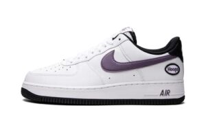 nike mens air force 1 low dh7440 100 hoops white canyon purple - size 10